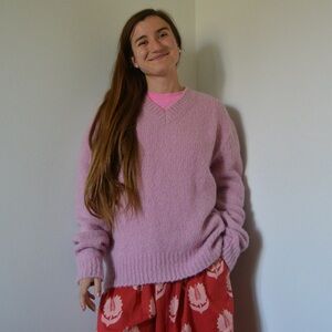 Paloma Wool “Baby” V-Neck Sweater - XXL